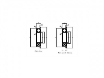 <strong>Rolamentos de esferas</strong> em miniatura com flange