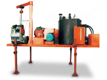 <strong>Máquina para selagem de trincas</strong> em pavimentos <br/><small>(montagem em caminhão)</small>