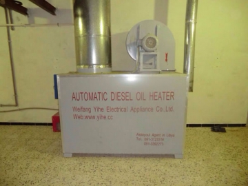 <strong>Gerador de ar quente</strong> a carvão
