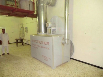 <strong>Gerador de ar quente</strong> a carvão