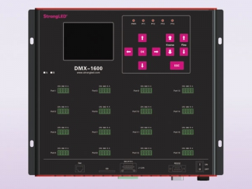 Sistema para controle de iluminação DMX-1600