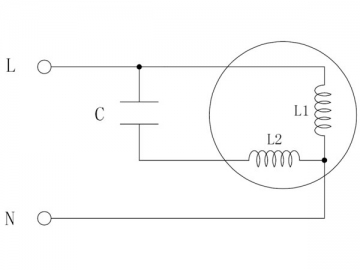 Capacitor para ar condicionado com terminal de conexão rápida