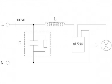 Capacitor para iluminação