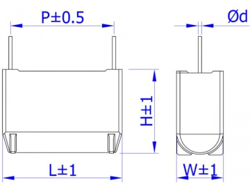 Capacitor ressonante de alta tensão