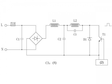 Capacitor ressonante de alta tensão