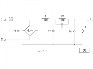 Capacitor pequeno MKP/MKPH para fogão de indução