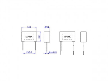 Capacitor MKP-X2 para circuito de divisor capacitivo