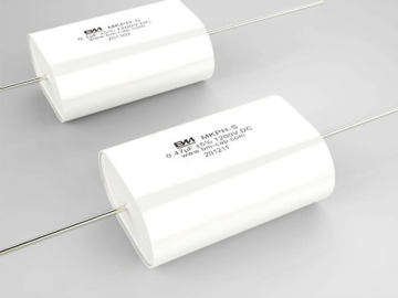 Capacitor snubber axial