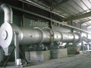 Secador de tambor rotativo/ Secador rotativo industrial / Forno rotativo