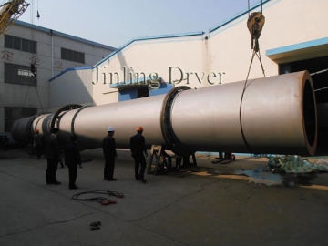 Secador de tambor rotativo/ Secador rotativo industrial / Forno rotativo