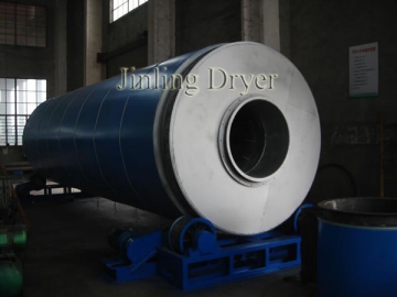 Secador de tambor rotativo passe triplo / Forno rotativo