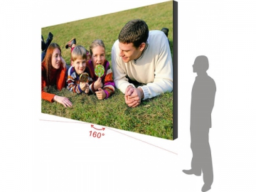 Painel de LED com pequena densidade de píxel