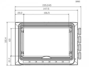 Monitor LCD para câmeras e filmadoras -TL-480HDB