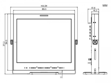 Monitor LCD profissional - TL-S1700HD/SD/NP