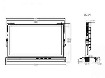 Monitor LCD profissional separável - TL2000HD-SE/SEA