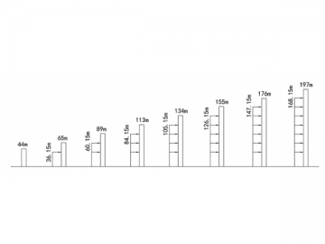 Grua torre/Guindaste de torre flat top, QTZ100 (6013.6)