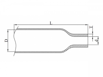 Tubo de PTFE termo retrátil