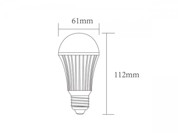 Lâmpada bulbo LED