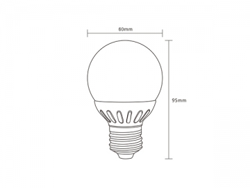 Lâmpada bulbo LED