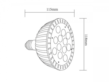 Spot LED regulável