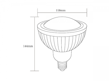 Spot LED regulável