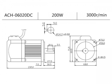 Servomotor de baixa inércia