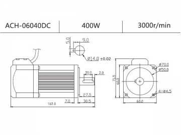 Servomotor de baixa inércia