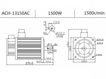 Servomotor de alta inércia