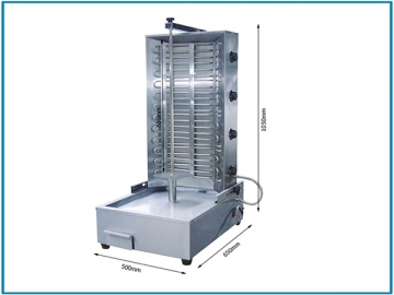 Máquina de kebab elétrica