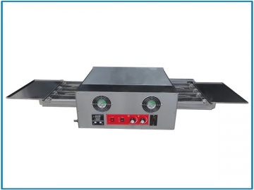 Forno de pizza elétrico com esteira