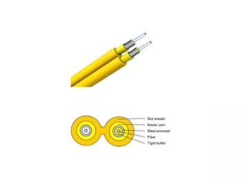 Cabo de fibra óptica para interiores