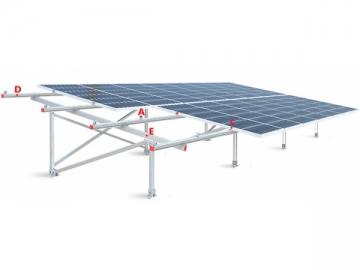 Sistema de montagem de energia solar suporte-N