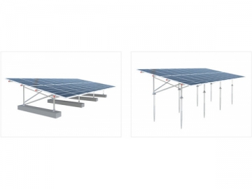 Sistema de montagem de energia solar suporte-W