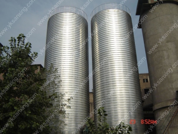 Linha de produção de silo de aço