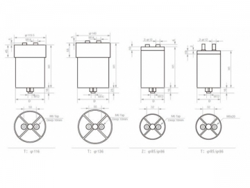 Capacitor de película DC-Link MKP