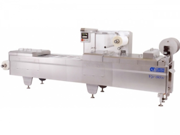 Máquina de embalagem por termoformagem a vácuo
