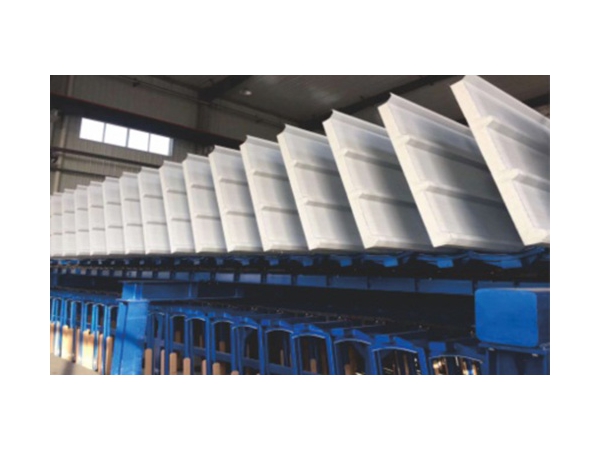 Linha de produção de painel sanduíche contínua PU/PIR/lã mineral