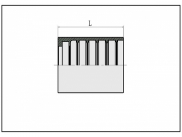 Conector 00110-A para mangueira 1SN R1AT