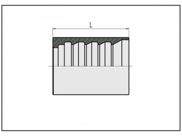 Conector 00400 para mangueira 4SP, 4SH, R12