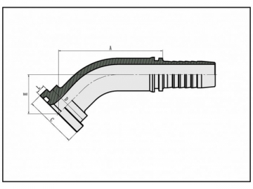 Flange SAE 3000 PSI