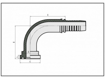 Flange SAE 3000 PSI