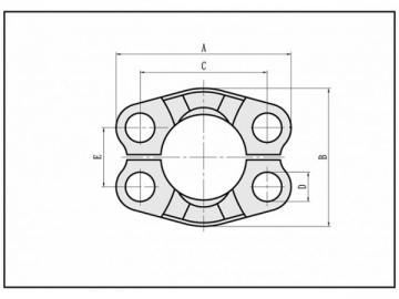 Flange SAE 3000 PSI