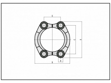 Flange SAE 3000 PSI