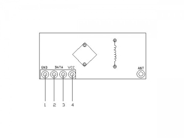 Módulo receptor RF ASK 433MHz